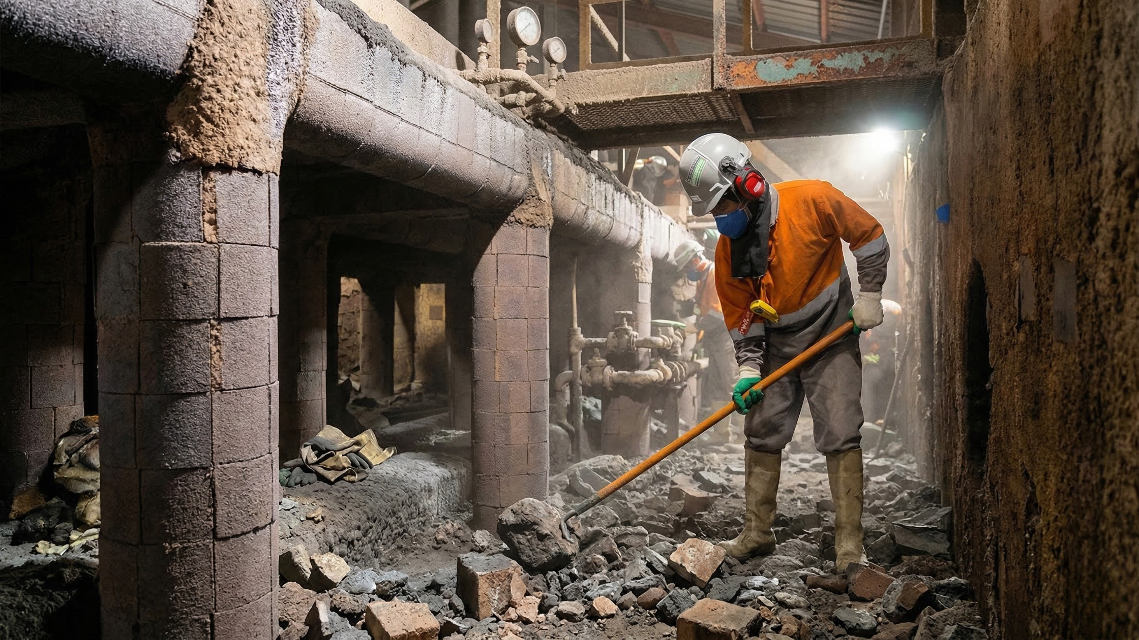 Demolição manual: precisão e controle